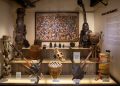 African artifacts display