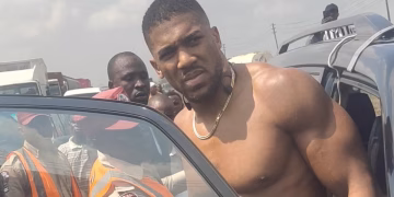Anthony Joshua car crash
